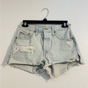 levi 501 jean shorts